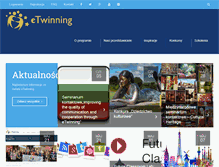 Tablet Screenshot of etwinning.pl