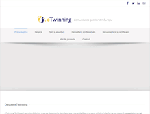 Tablet Screenshot of etwinning.ro